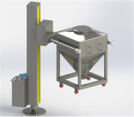 500kg/バッチ ポストのホッパー揚げべらの産業持ち上げ装置